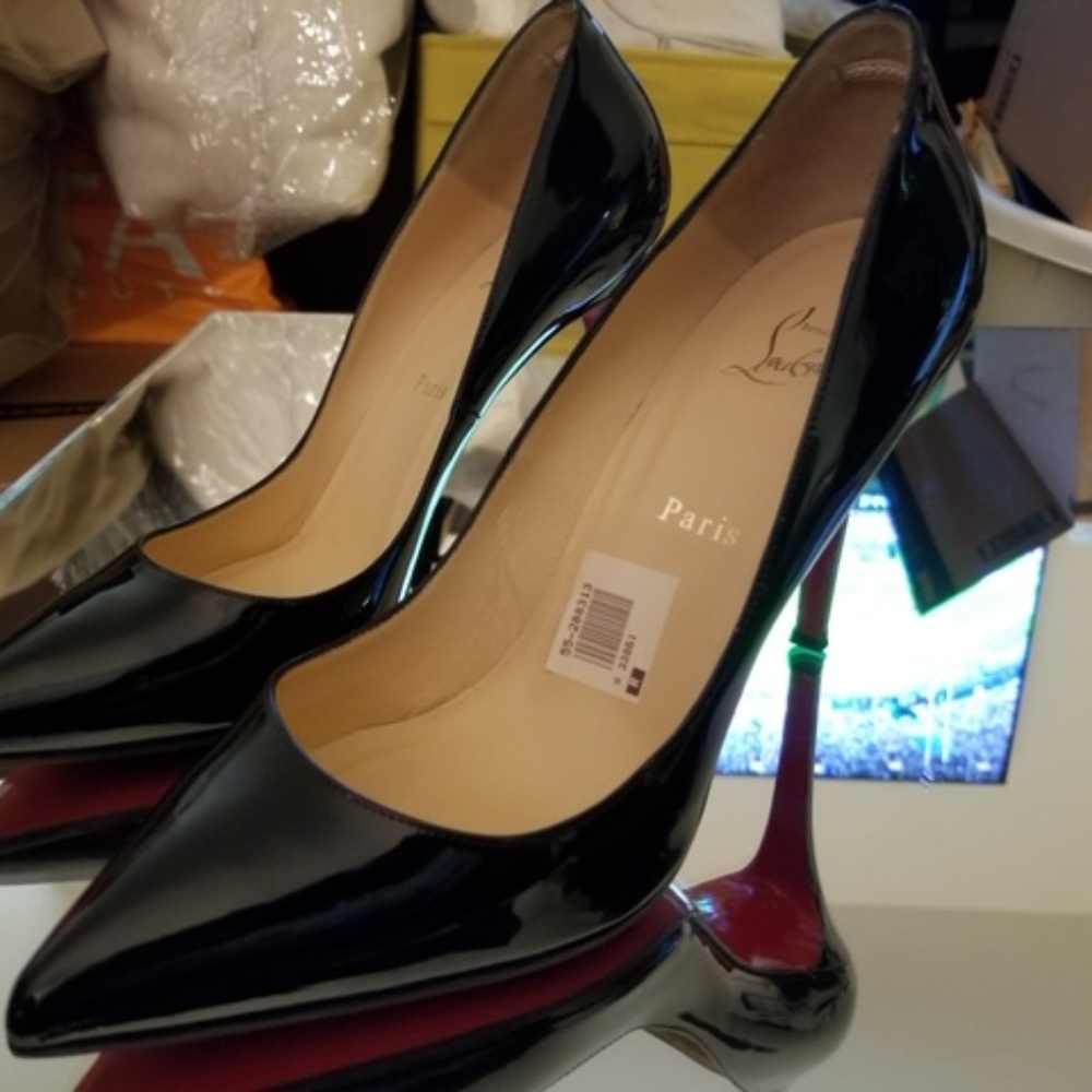 Christian Louboutin Patent Leather Pagalle Heels